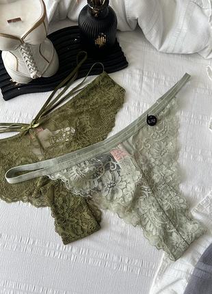 Дуже гарні трусики від hunkemoller🎀 нові розміри 📌світло-зелені l 📌темно-зелені m