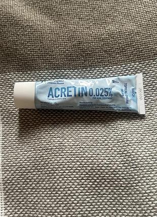 Acretin 0.025% derma tropical cream