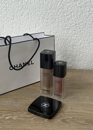 Chanel les beiges eau de teint. тональний флюїд-тінт для обличчя ( колір medium plus) chanel les beiges. ультралегкі флюїд-румʼяна ( light peach)