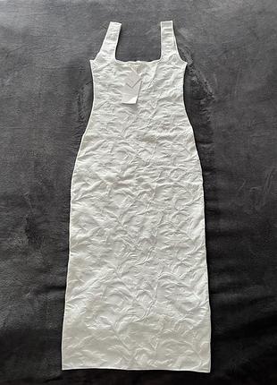 Біла сукня zara