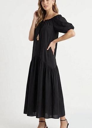 H&m довга сукня з прикрасою поточна колекція