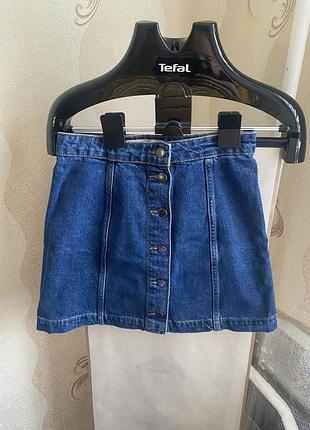 Джинсова спідниця topshop