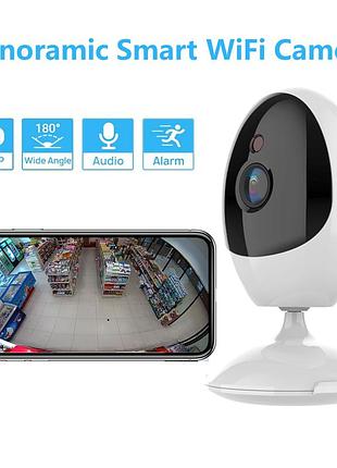 Icsee wifi камера з кутом огляду 180 градусів. нічне бачення. fullhd 1080p. розумна wi-fi камера