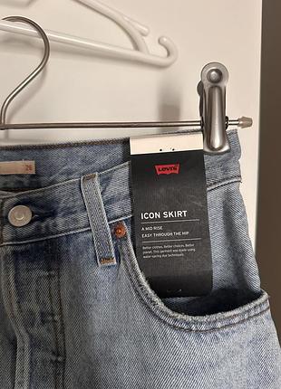 Джинсова спідниця levi’s 3