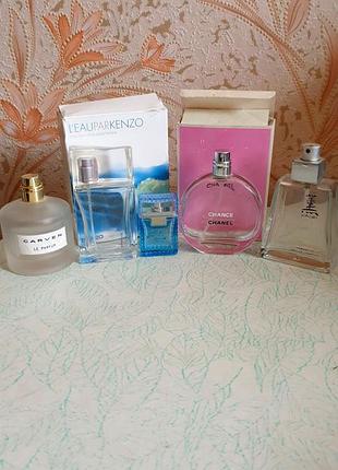 Бутылочки для декора carven kaori chanel kenzo versace