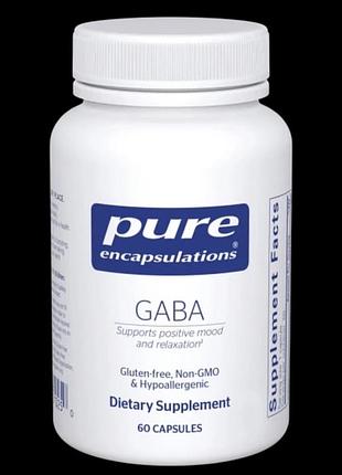 Pure encapsulations – gaba, 60 capsules