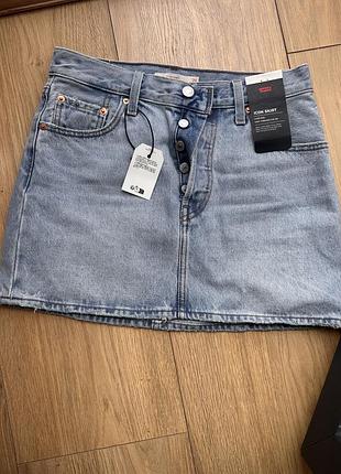 Джинсова спідниця levi’s 8