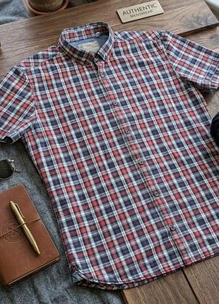 Чоловіча сорочка в клітинку next р.xxl з коротким рукавом