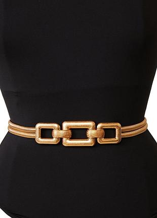 Золотистий ремінь від zara