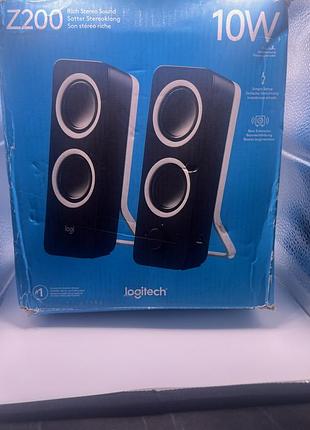 Акустична система logitech z200 з піковою потужністю 10 вт.
