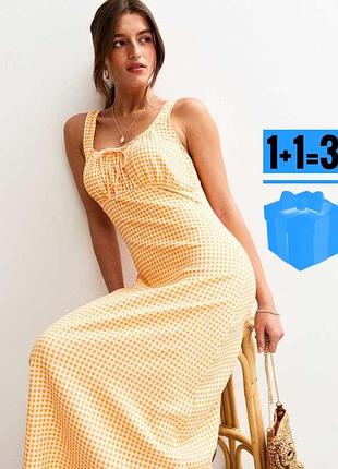 Довга сукня у клітинку new look 14