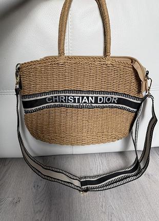 Сумка літня dior 2