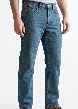 Джинси lee regular fit straight w31 l30, made in mexico, 100% бавовна