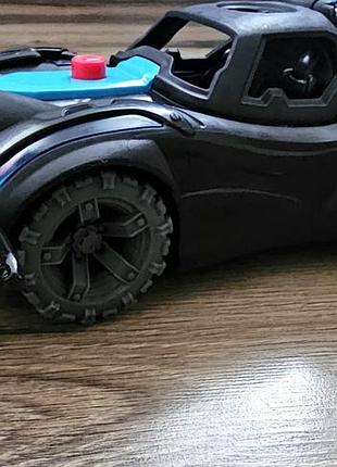 Мотоцикл и фигурка человека-паука, автомобиль batman игрушки светится и звучит бэтмобиль 3