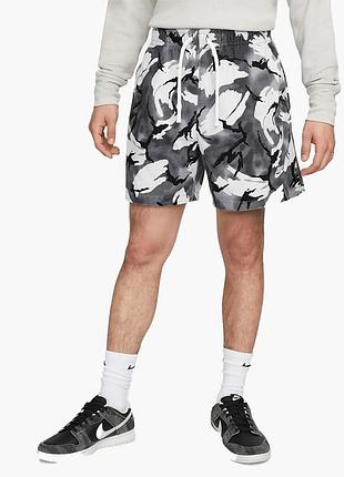 Шорты мужские nike club fleece mens woven flow shorts grey dx0737-065 оригинальный товар nike: шорты в цвете серый для повседневной носки. осн