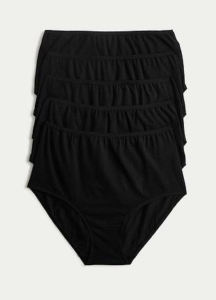 Набор женских трусов 5 штук marks & spencer р-р 12,16,18,20,22,24 full briefs трусы