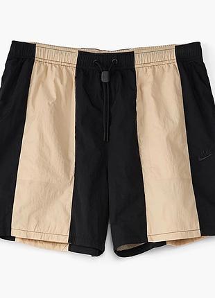 Шорты мужские nike nsw woven short stripe blue/beige fb7378-010