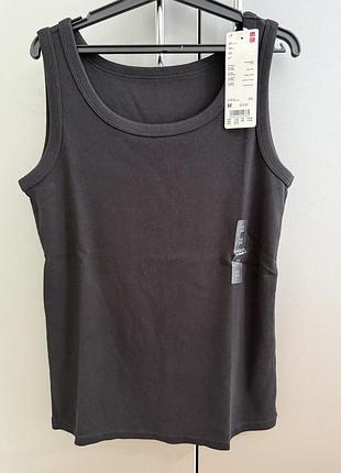 Майка в рубчик uniqlo м