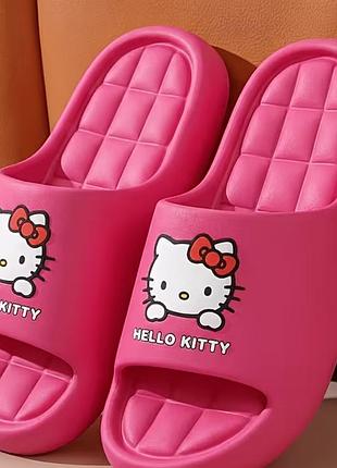 Женские красивые тапочек hello kitty eu 38,5-39, 24-24,5 см