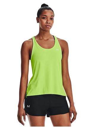 Яскраво-салатова жіноча майка — модель under armour knockout tank,
