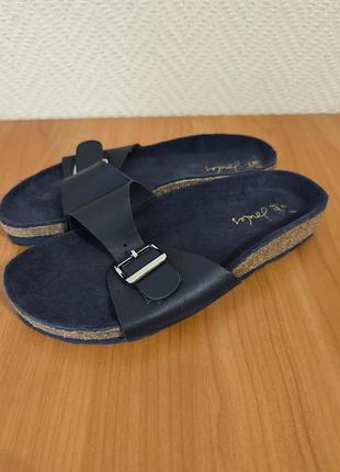 Joules шкіряні ортопедичні шльопанці