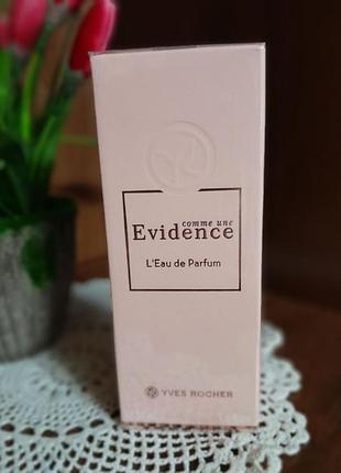 Парфумована вода yves rocher "evidence" 50мл
