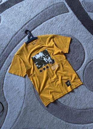 Оригінальна футболка wu-tang wu wear жовтого кольору розмір с