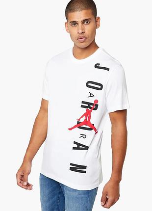 Футболка мужская air jordan hbr vertical tee white bv0086-100