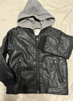 Шкіряна куртка h&m