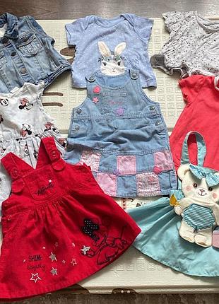 Сарафан next, h&m, george розмір 68 3 - 6 місяців, лот одягу next, george, h&m розмір 68