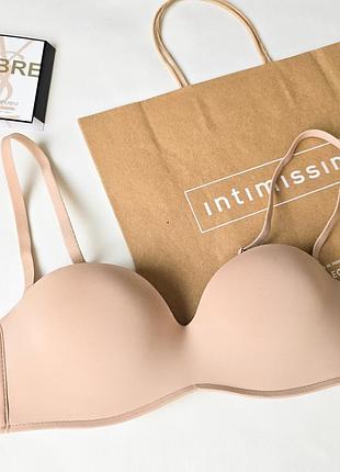Базовый телесный бюстгальтер-бандо gioia fascia intimissimi