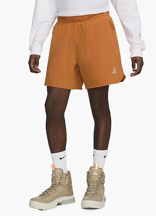 Шорты мужские nike acg dri-fit new sands shorts orange dn3955-815
