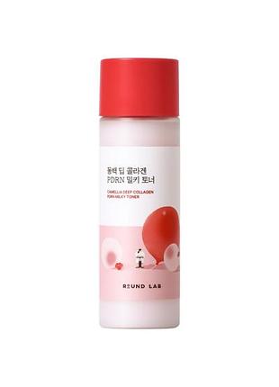 Повна передоплата round lab camellia deep collagen pdrn milky toner молочний тонер, 150 мл