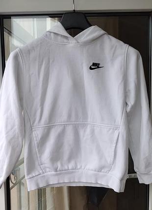 Детское подростковое худи nike k nsw flc hdy lbr fd3000-100 l