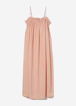 Довга сукня сарафан h&m m віскоза бавовна