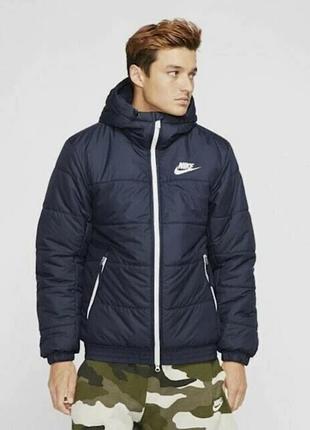 Оригинальная термо куртка nike sportswear jacket mens blue synthetic fill thermore cv9186-452