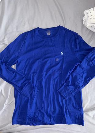 Чоловічий лонгслів polo ralph lauren (custom slim fit)