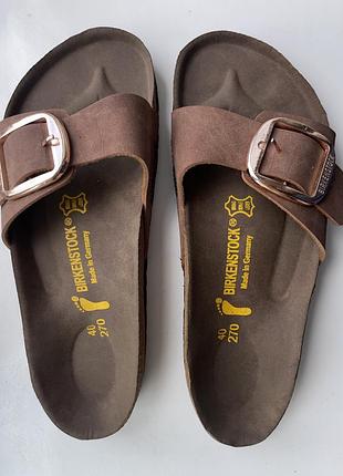 Шльопанці birkenstock madrid big buckle 40 41
