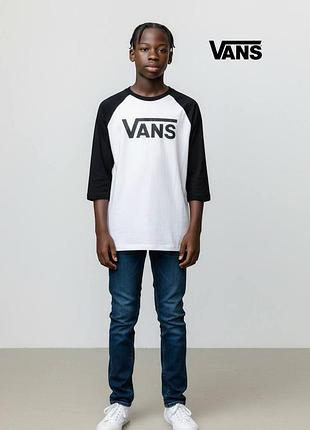 Оригинальный подростковый лонгслив vans котоновый лонг ванс детский свитшот венс лёгкий тонкий  летний хлопковый реглан кофта а1