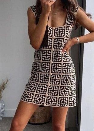 Сукня zara крошет