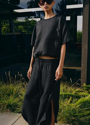 Костюм 100% лен zara