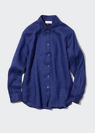 Сорочка uniqlo лляна