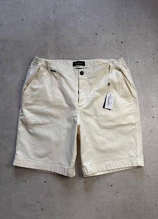 Mr marvis coconut white cotton shorts men’s 32 new with tags portugal original чоловічі класичні шорти в молочному відтінку оригінал