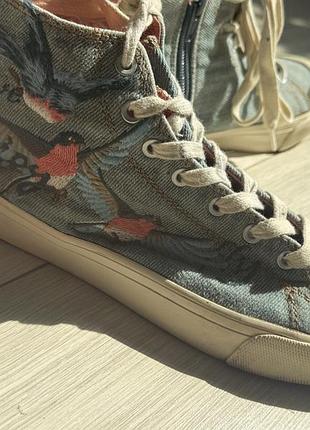 Джинсові кеди zara 38р. 5