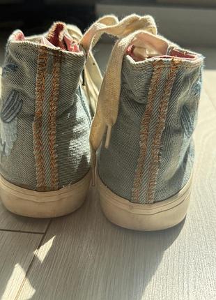 Джинсові кеди zara 38р. 4