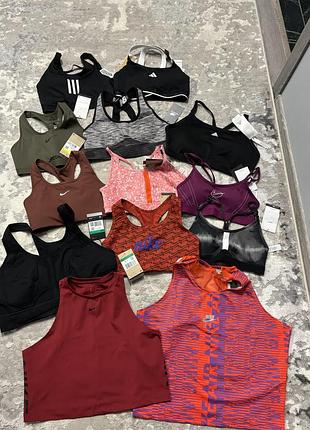 Жіночий спортивний топ лот одягу nike adidas