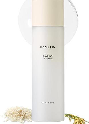 Повна передоплата hayejin ricefila oil toner живильний тонік для обличчя з олією рисових висівок 150ml