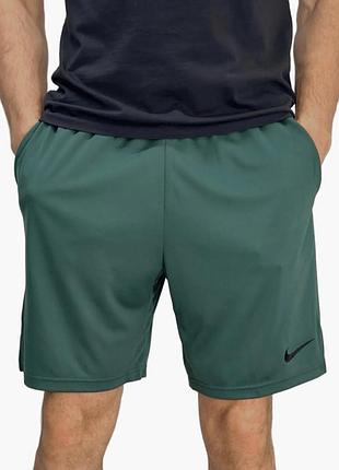 Шорты мужские nike dri-fit knit green dd1887-338