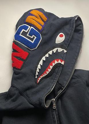 Зіп-худі bape shark 3