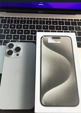Apple iphone 15 pro max 256gb natural titanium фіз сім